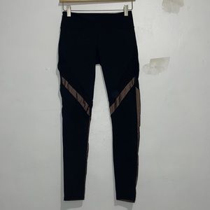 Size XS Women’s Fabletics Copper and Black Leggings